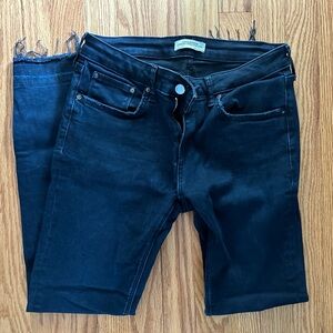 Zara women’s premium denim collection - dark wash skinny jeans